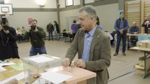 Urkullu ejerce su derecho a voto en Durango