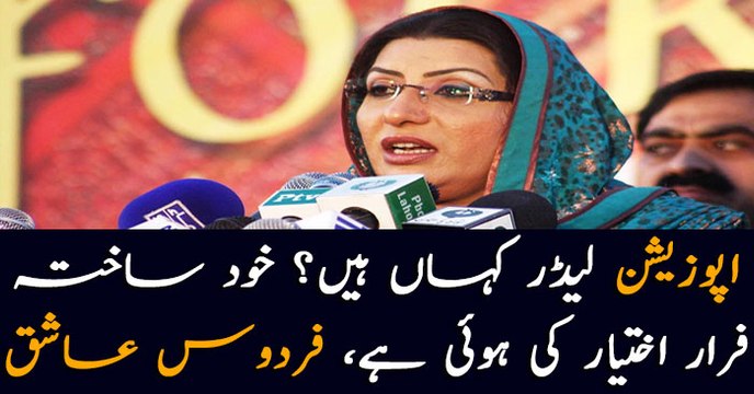 Firdous Ashiq Awan addresses rally in Sialkot
