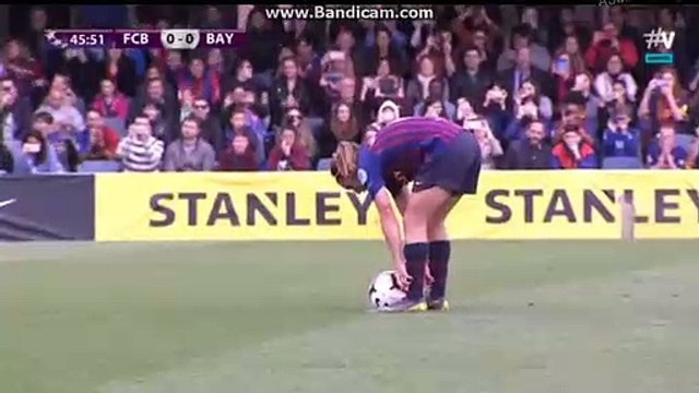 M. Caldentey Penalty UEFA Women's Champions League - Play-offBarcelona 1 - 0 Bayern Munich.28.04.2019 UEFA Women's Champions League - Play-offBarcelona 1 - 0 Bayern Munich.28.04.2019