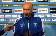 Conférence de presse de Cédric Daury avant Lorient-AJA