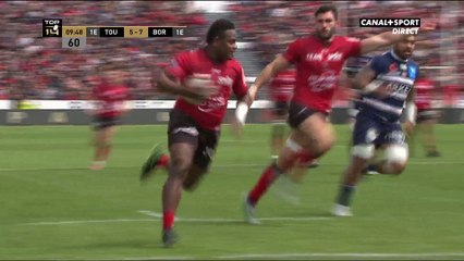 Toulon / UBB : L'essai de Nakosi face à l'UBB