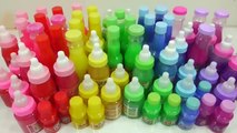 Glitter Slime Mix Learn Colors & Play Doh Surprise Eggs Toys.(Glitter Slime Mix Learn Colors & Play Doh Sorpresa Huevos Juguetes)
