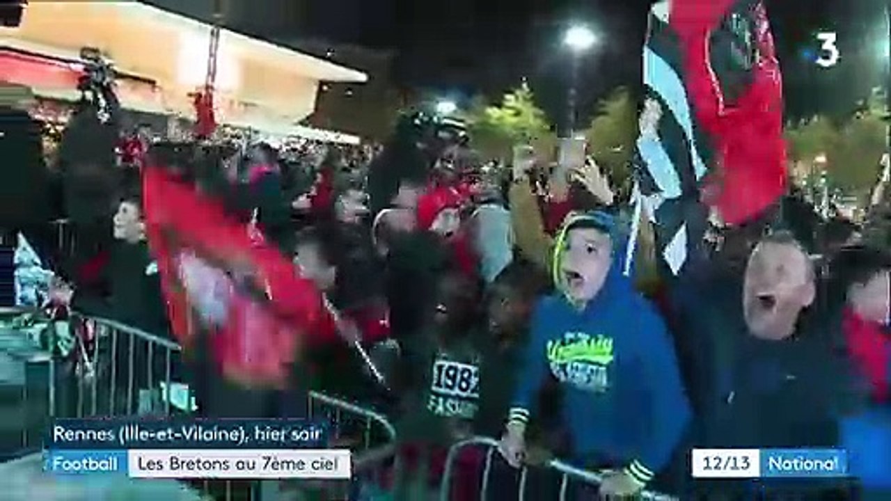 Coupe de France : le supporters du Stade rennais au septième ciel après la victoire contre le PSG
