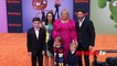 Kelly Clarkson with her Family "UglyDolls" Los Angeles Premiere Orange Carpet