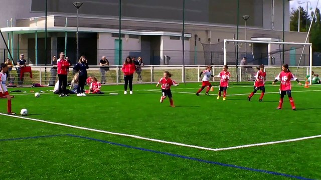 Tournoi U9, FCEE filles contre Cornas