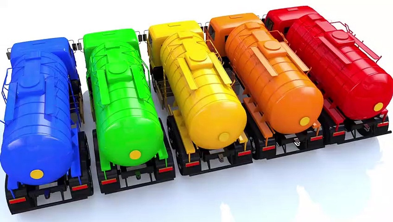 Learn Colors Baby Monkey Horse Water Slide Wheels On The Bus Song for Kid Children