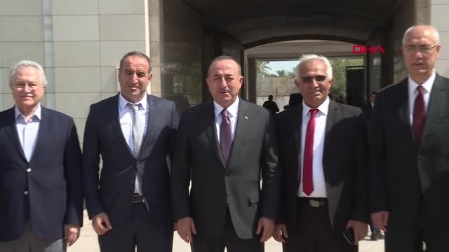Dha Dış - Bakan Çavuşoğlu, Yapımı Bitmek Üzere Olan T.c. Bağdat Büyükelçilik Binasını Ziyaret Etti