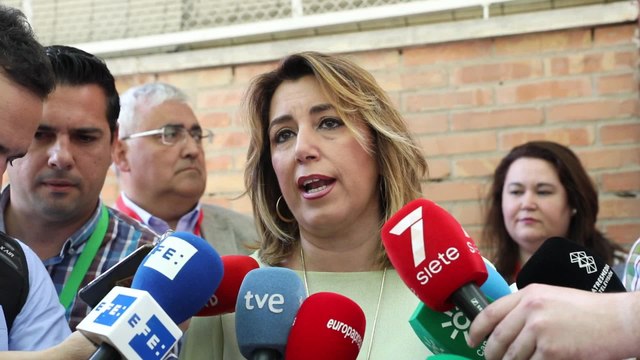 Susana Díaz espera una gran movilización para estas elecciones