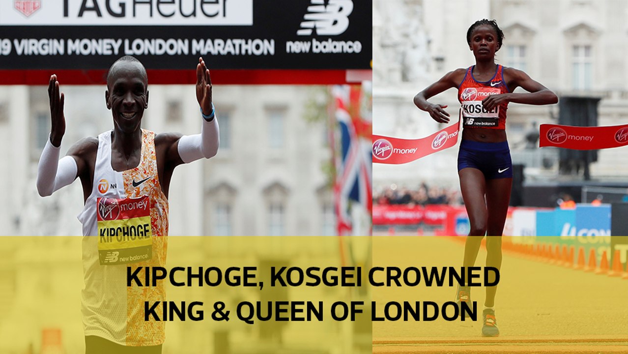 Kipchoge, Kosgei crowned King and Queen of London