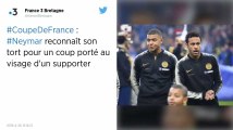 Rennes - PSG : Neymar reconnaît son tort après l'incident avec le supporter