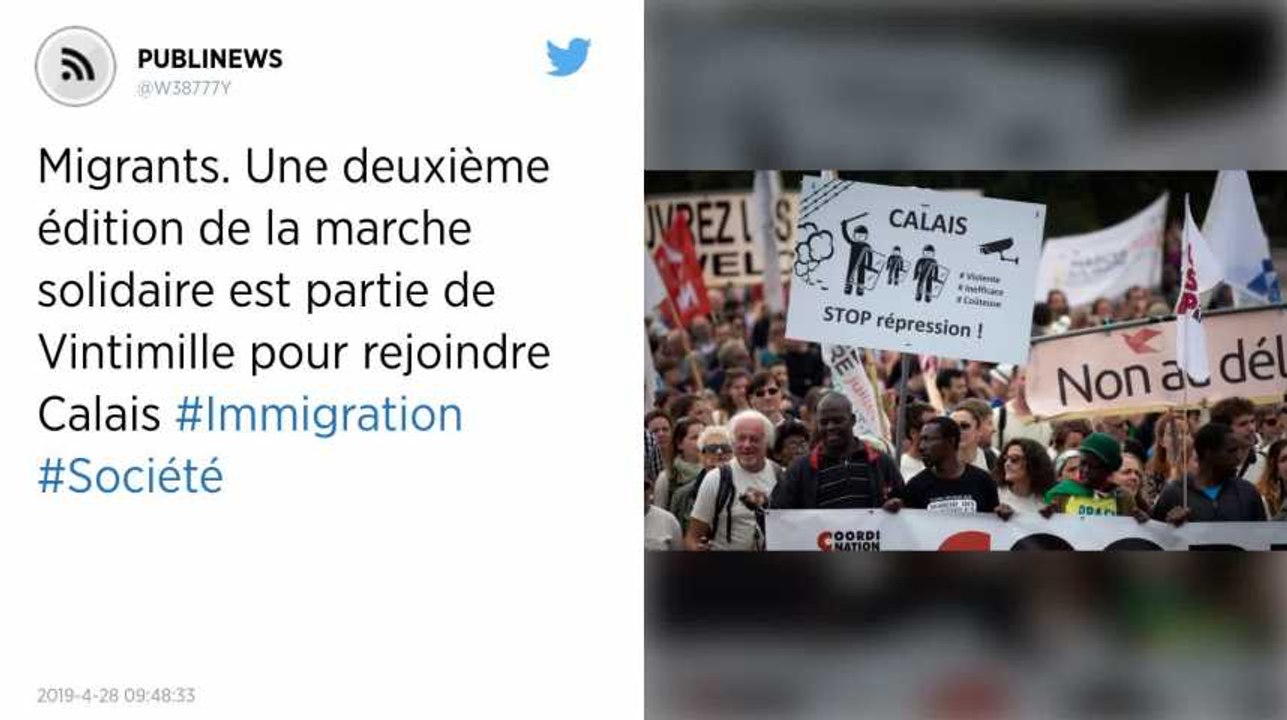 Migrants. Une deuxième édition de la marche solidaire est partie de Vintimille pour rejoindre Calais