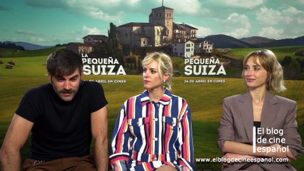 Entrevista a Jon Plazaola, Maggie Civantos e Ingrid García-Jonsson, protagonistas de la película "La pequeña Suiza".