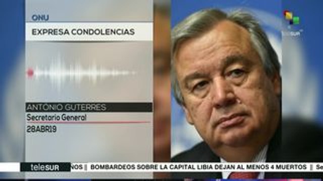 La ONU expresa condolencias por tiroteo en una sinagoga de EEUU