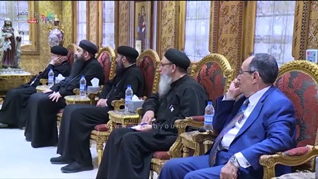 وزير الداخلية يزور البابا تواضروس لتهنئته بعيد القيامة