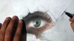 Draw 3D Eye, optical illusions Art on Paper