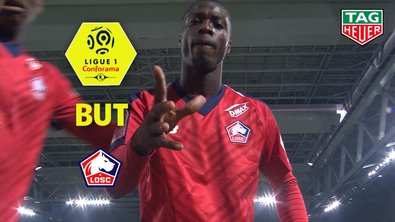 But Nicolas PEPE (80ème) / LOSC - Nîmes Olympique - (5-0) - (LOSC-NIMES) / 2018-19