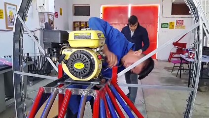 Atıl malzemelerden 'paramotorlu bisiklet' - OSMANİYE