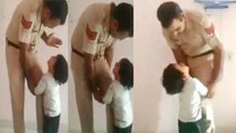 यकीन मानिए आपको रूला देगा पापा के पैरों पर लिपटकर रो रहे मासूम का ये Video |वनइंडिया हिंदी