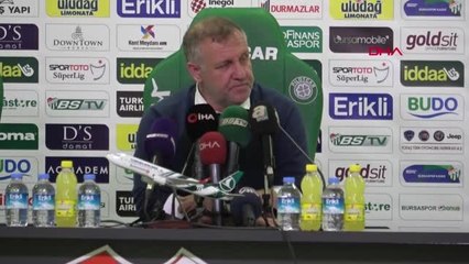 Spor Bursaspor - Akhisarspor Maçının Ardından