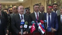Dha Dış - Dışişleri Bakanı Çavuşoğlu, Basra Valisi Esad El İdani ile Ortak Basın Toplantısı...