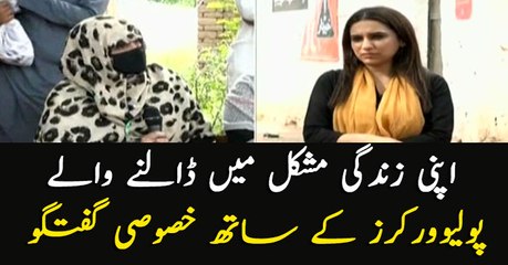 Special talk with polio workers