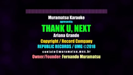 Ariana Grande - thank u, next - Muramatsu Karaoke