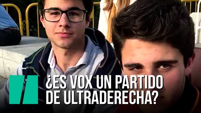¿Es Vox un partido de ultraderecha? Dos jóvenes pro Vox contestan