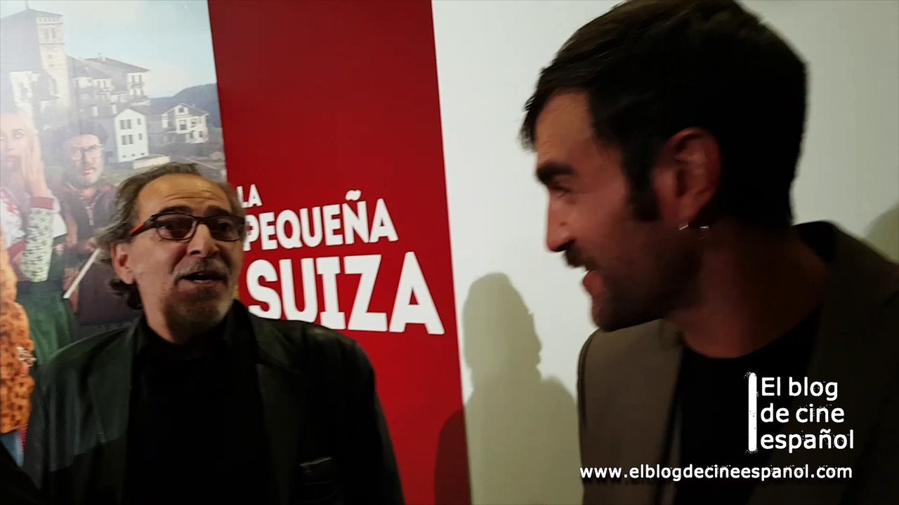 Entrevista a Jon Plazaola en la Premiere de la película "La pequeña Suiza", de Kepa Sojo.