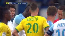 Mario Balotelli gets only a yellow card for punching Nantes player!