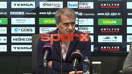 Şenol Güneş'e 'Şampiyon olursanız, devam eder misiniz? sorusu