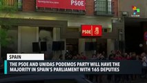 The Left-wing Gains In The  Ballot Boxes In Spain