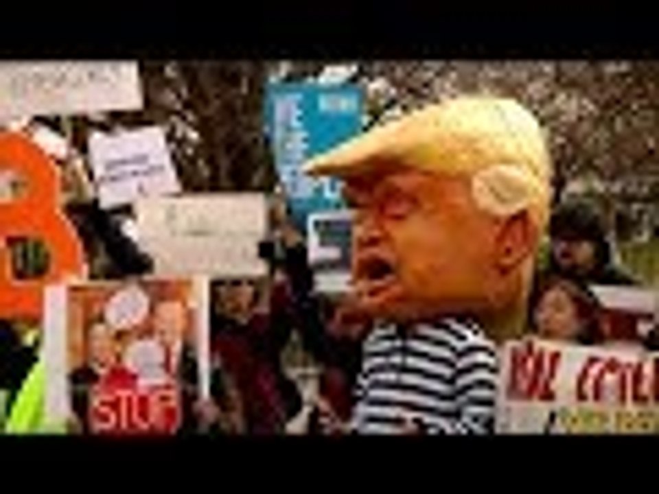 Manifestations contre le "faux état d'urgence" de Donald Trump