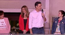 Sánchez celebra la victoria del PSOE en las elecciones generales
