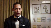 Virgil van Dijk talks about being named PFA Player of the Year 2018-19.