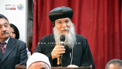 الأنبا مكاريوس:المنيا قلب مصر النابض ونشكر ربنا على نعمة الأمن