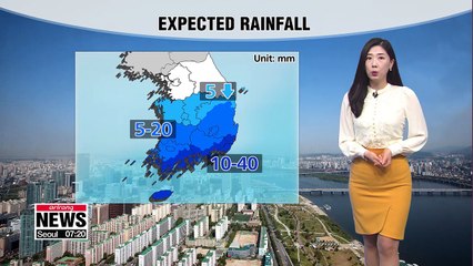 Jeju and southern province to have rainy start to week _ 042919
