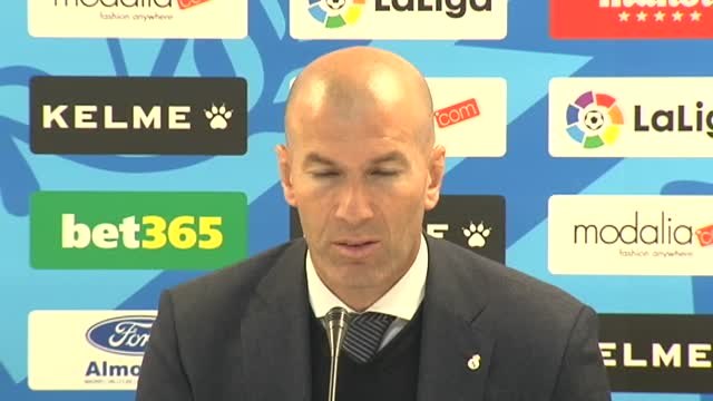 Zidane: Siempre voy a defender a mis jugadores, pero hoy no