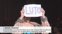 Sao Paulo Fashion Week ends in controversy with model's death and no mourning