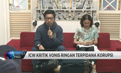 ICW Kritik Vonis Ringan Terpidana Korupsi