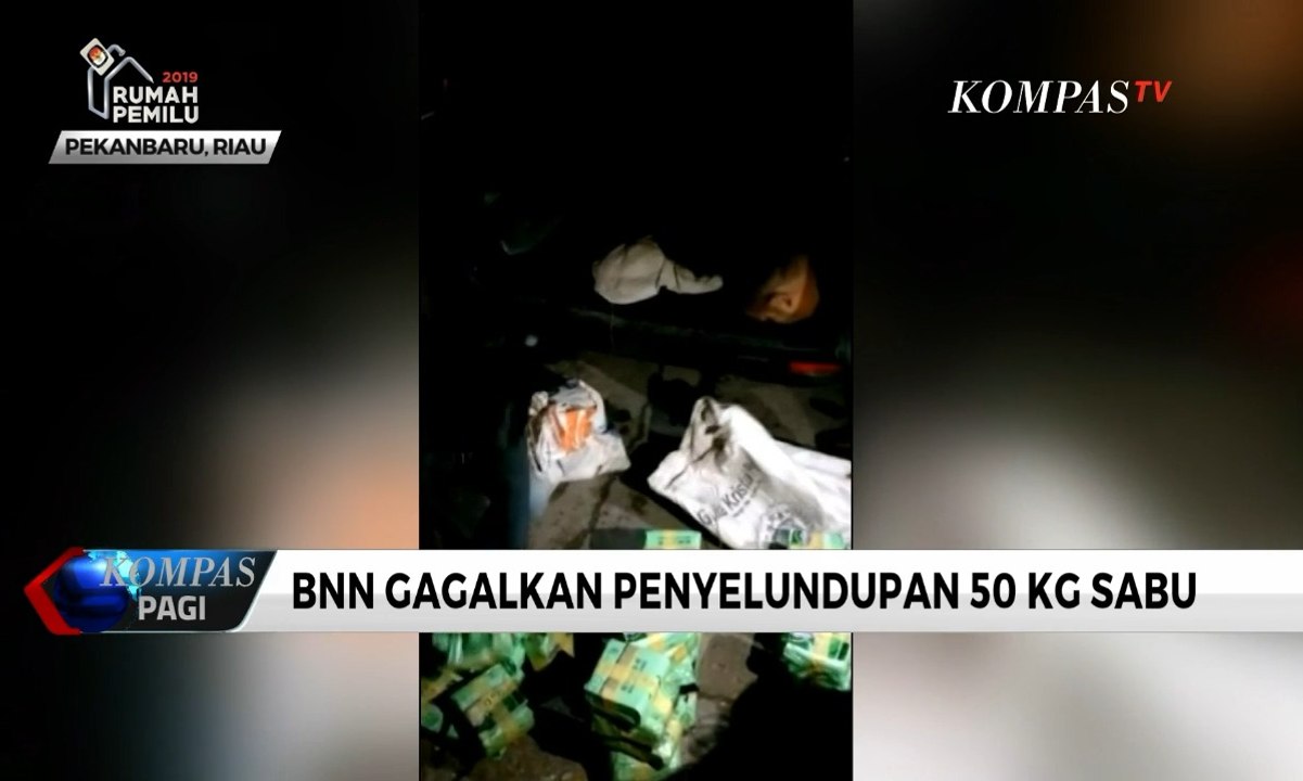 Detik-detik BNN Gagalkan Penyelundupan 50 Kg Sabu dari Malaysia