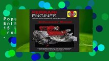 Popular Ferrari Engines Enthusiasts' Manual: 15 iconic Ferrari engines from 1947 to the present -