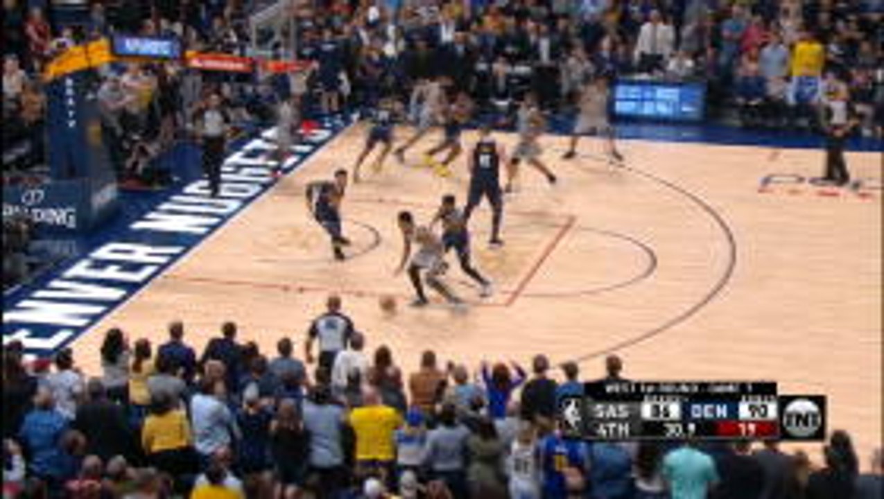 DeRozan denied at the rim