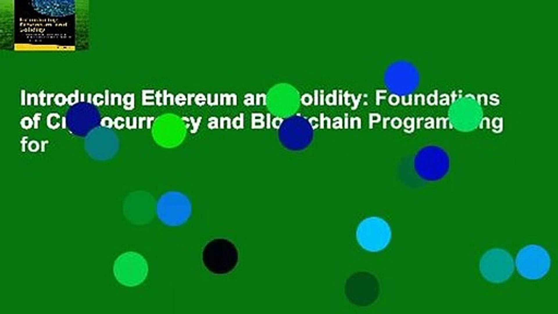 Introducing ethereum and solidity review r btc bch flip