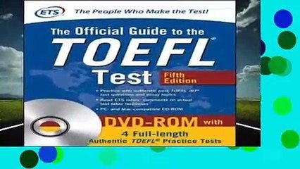 The Official Guide to the TOEFL Test with DVD-ROM, Fifth Edition