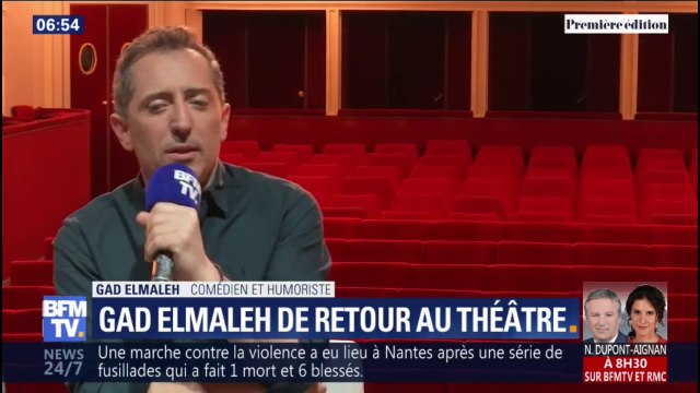 Gad Elmaleh face aux accusations de plagiat: J'avance, c'est ça qui est important