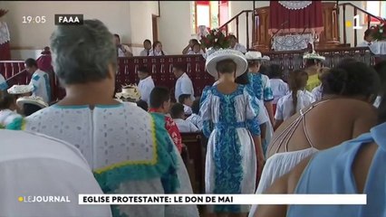 Eglise protestante : l'offrande de mé a débuté