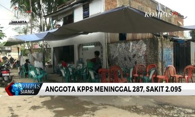 Total Anggota KPPS Meninggal 287 Orang, Sakit 2.095 Orang