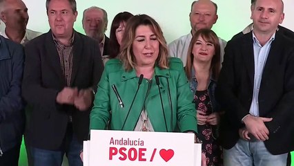 Susana Díaz: Los andaluces han hecho una moción de censura al "trifachito"