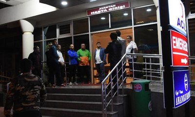 Alanyasporlu futbolcuların taşıyan minibüs kaza yaptı