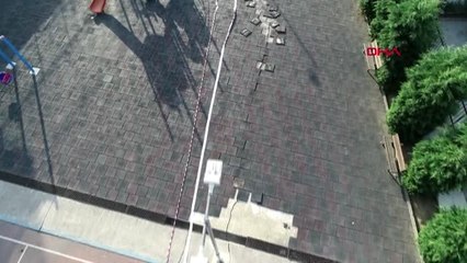 İstanbul- - Sancaktepe'de Parkta Korkutan Çatlaklar